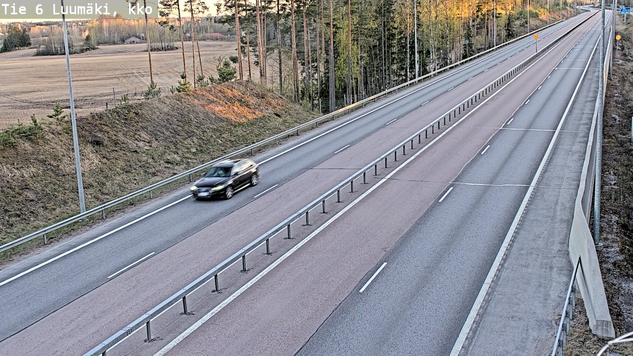 Kelikamerat Kuva Tie 6 Luumäki, kirkko, Luumäki, Etelä-Karjala