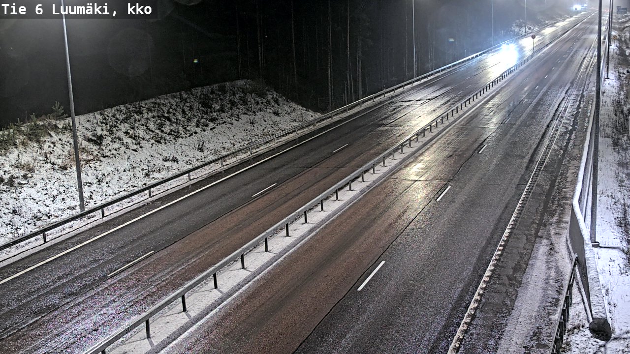 Weather Camera Image Road 6 Luumäki, kirkko, Luumäki, Etelä-Karjala