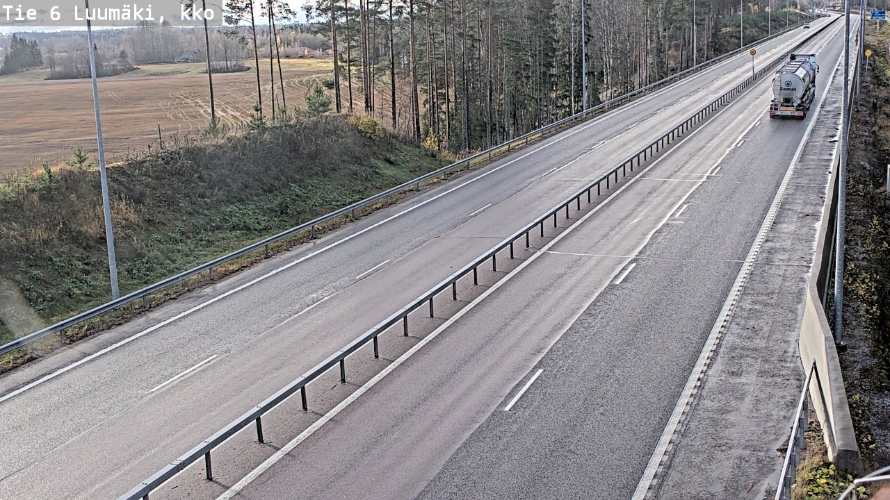 Kelikamerat Kuva Tie 6 Luumäki, kirkko, Luumäki, Etelä-Karjala