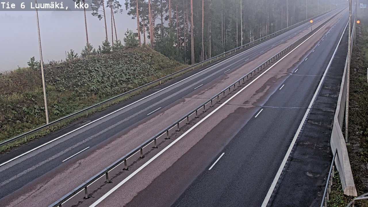 Kelikamerat Kuva Tie 6 Luumäki, kirkko, Luumäki, Etelä-Karjala