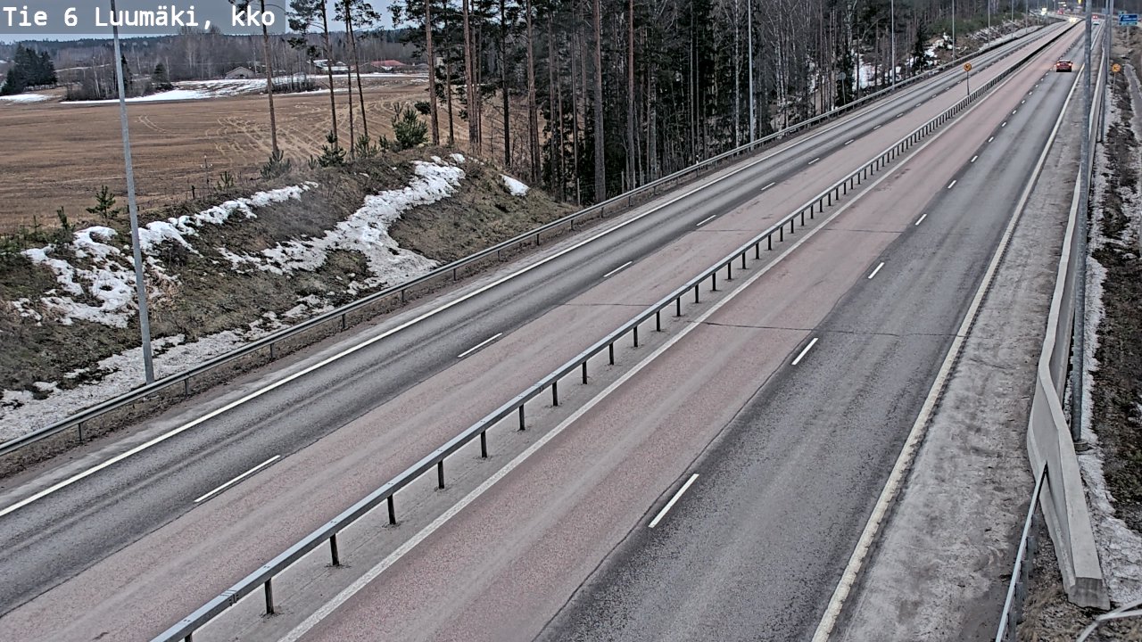 Kelikamerat Kuva Tie 6 Luumäki, kirkko, Luumäki, Etelä-Karjala