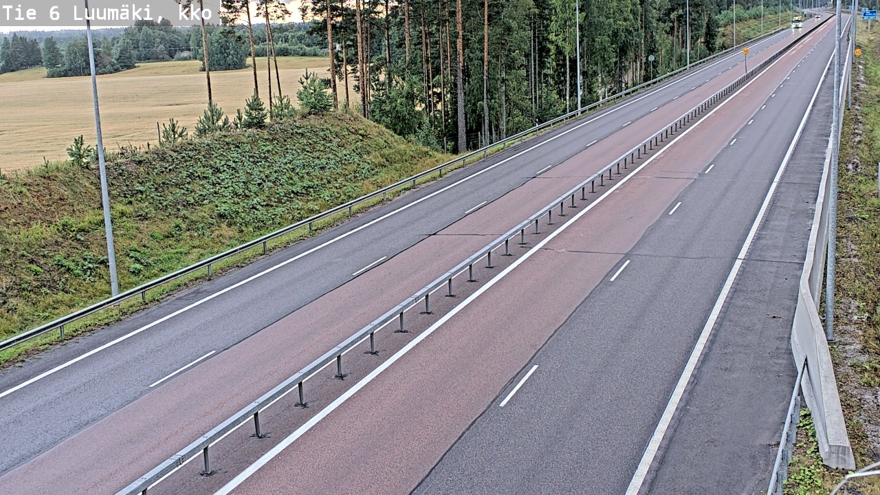 Kelikamerat Kuva Tie 6 Luumäki, kirkko, Luumäki, Etelä-Karjala