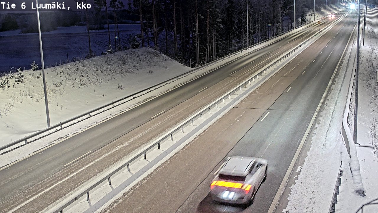 Kelikamerat Kuva Tie 6 Luumäki, kirkko, Luumäki, Etelä-Karjala