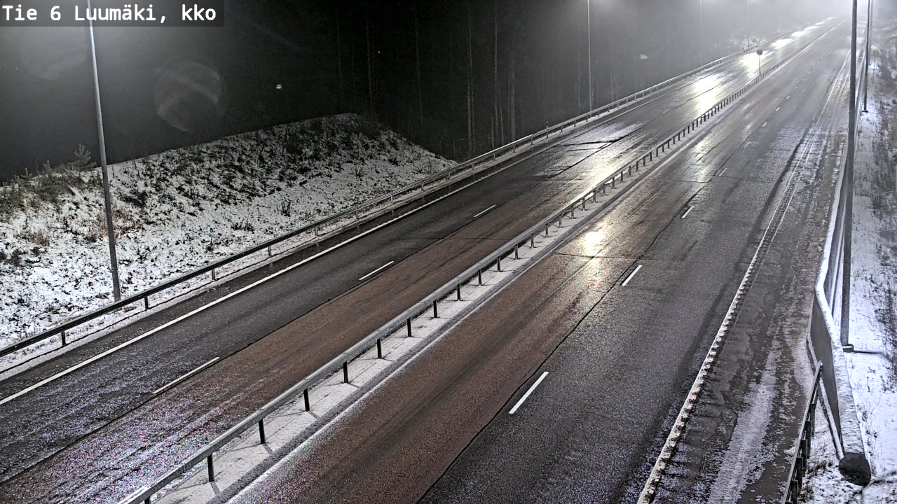 Weather Camera Image Road 6 Luumäki, kirkko, Luumäki, Etelä-Karjala