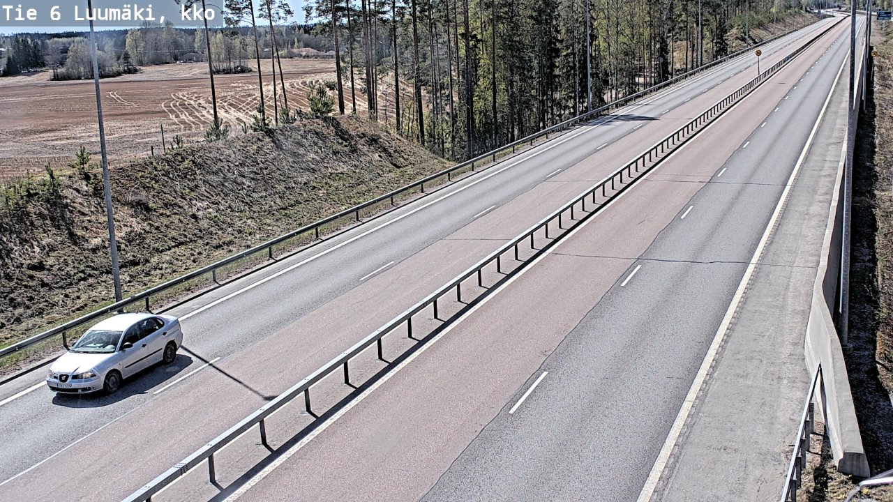 Kelikamerat Kuva Tie 6 Luumäki, kirkko, Luumäki, Etelä-Karjala