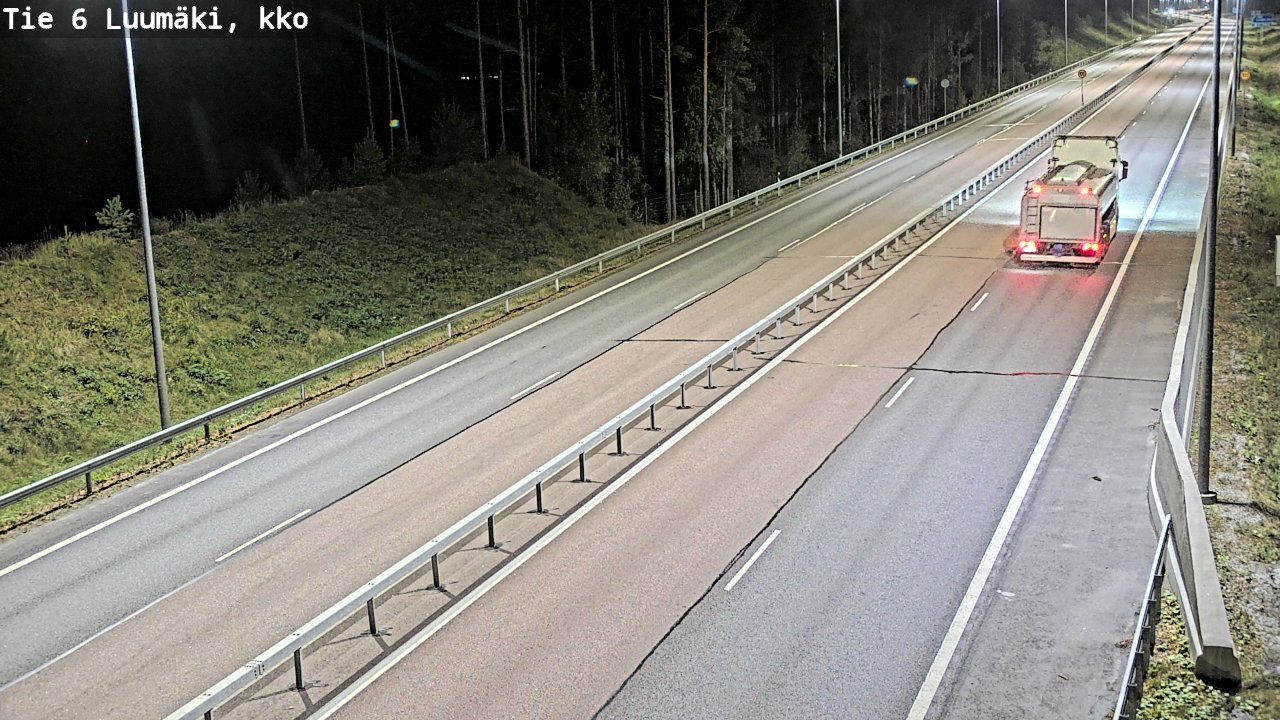 Kelikamerat Kuva Tie 6 Luumäki, kirkko, Luumäki, Etelä-Karjala