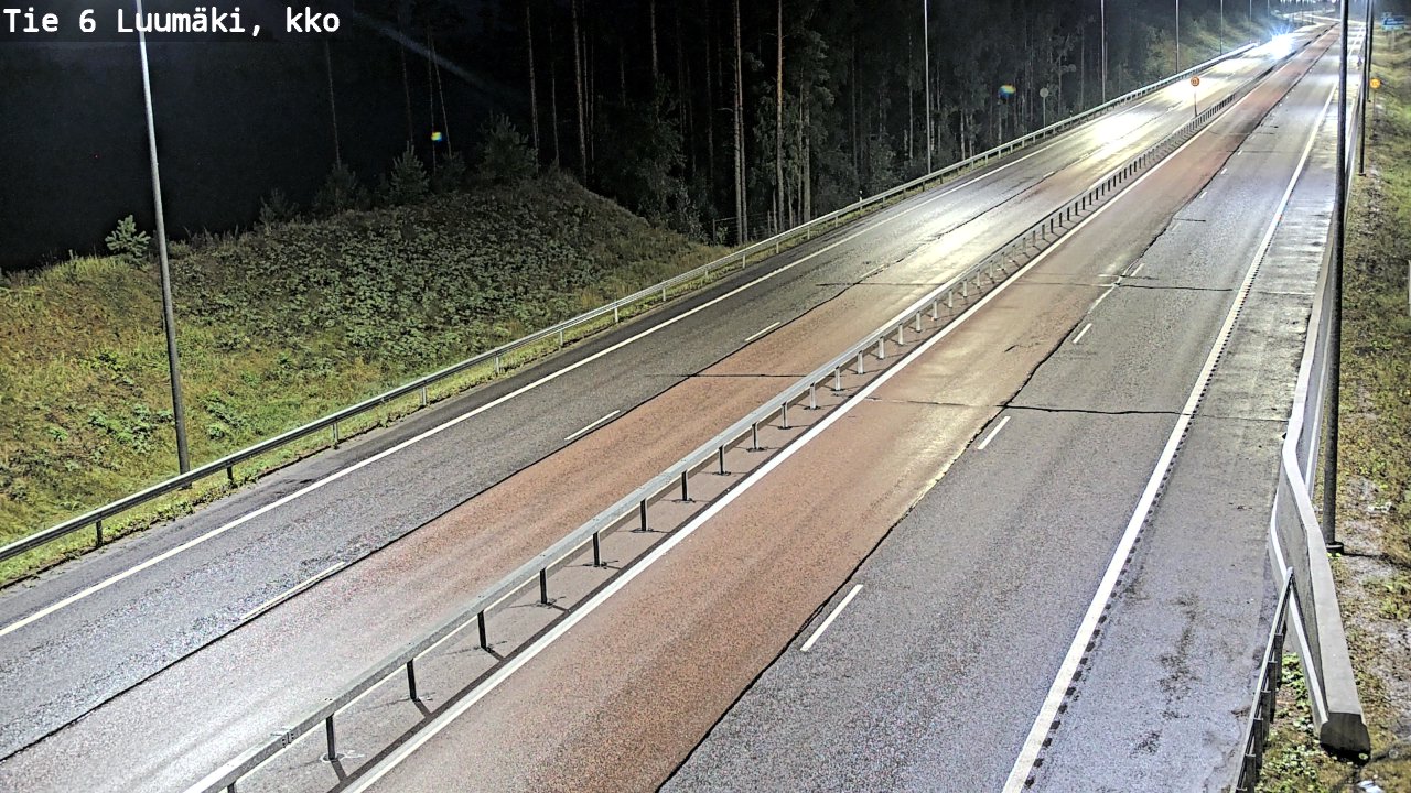 Kelikamerat Kuva Tie 6 Luumäki, kirkko, Luumäki, Etelä-Karjala