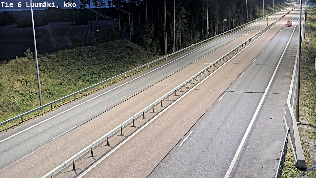 Kelikamerat Kuva Tie 6 Luumäki, kirkko, Luumäki, Etelä-Karjala