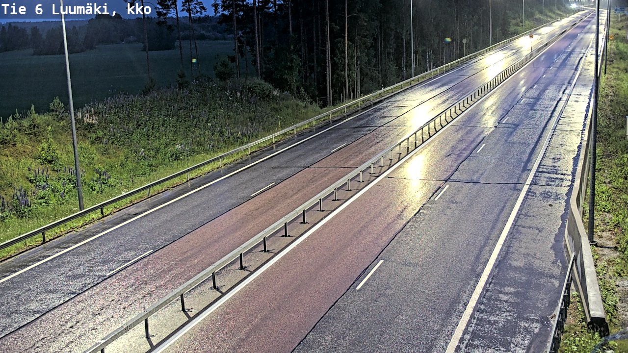 Kelikamerat Kuva Tie 6 Luumäki, kirkko, Luumäki, Etelä-Karjala