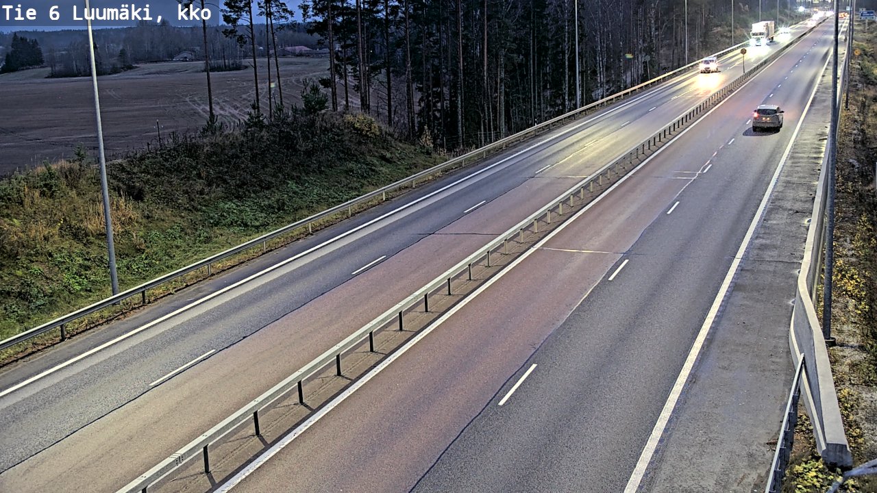 Kelikamerat Kuva Tie 6 Luumäki, kirkko, Luumäki, Etelä-Karjala