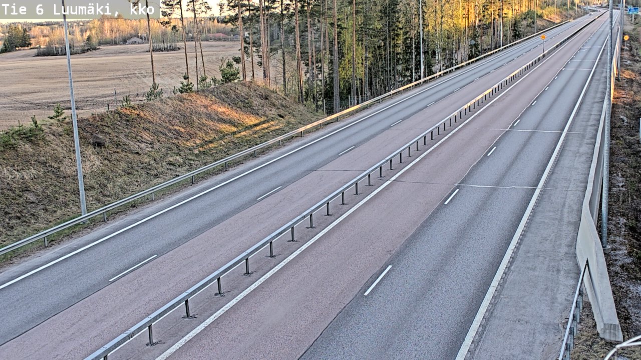 Kelikamerat Kuva Tie 6 Luumäki, kirkko, Luumäki, Etelä-Karjala