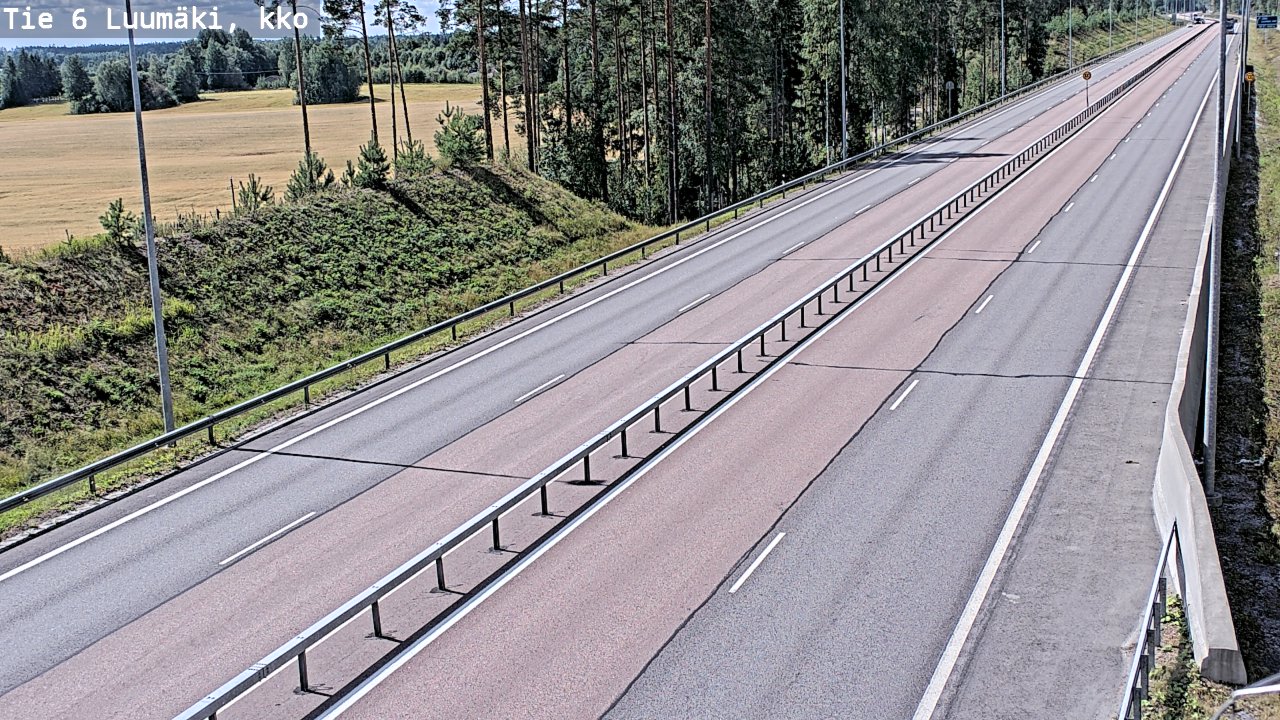 Kelikamerat Kuva Tie 6 Luumäki, kirkko, Luumäki, Etelä-Karjala