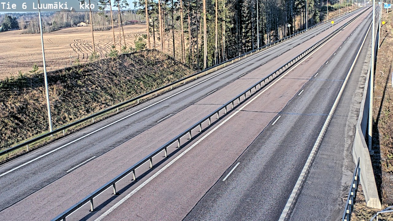 Kelikamerat Kuva Tie 6 Luumäki, kirkko, Luumäki, Etelä-Karjala
