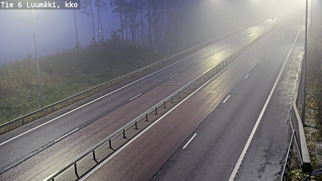 Kelikamerat Kuva Tie 6 Luumäki, kirkko, Luumäki, Etelä-Karjala