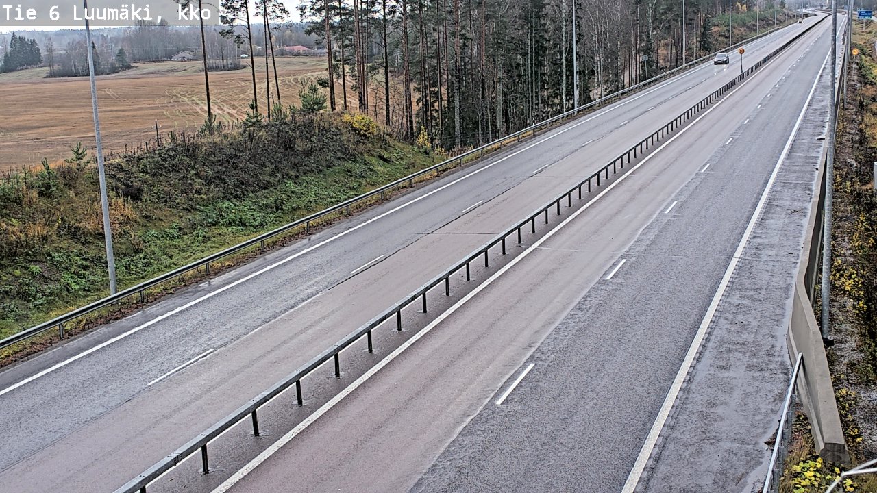 Kelikamerat Kuva Tie 6 Luumäki, kirkko, Luumäki, Etelä-Karjala