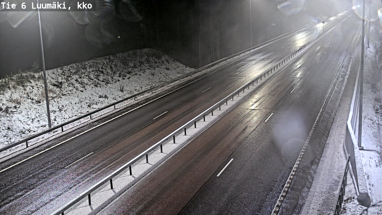 Weather Camera Image Road 6 Luumäki, kirkko, Luumäki, Etelä-Karjala