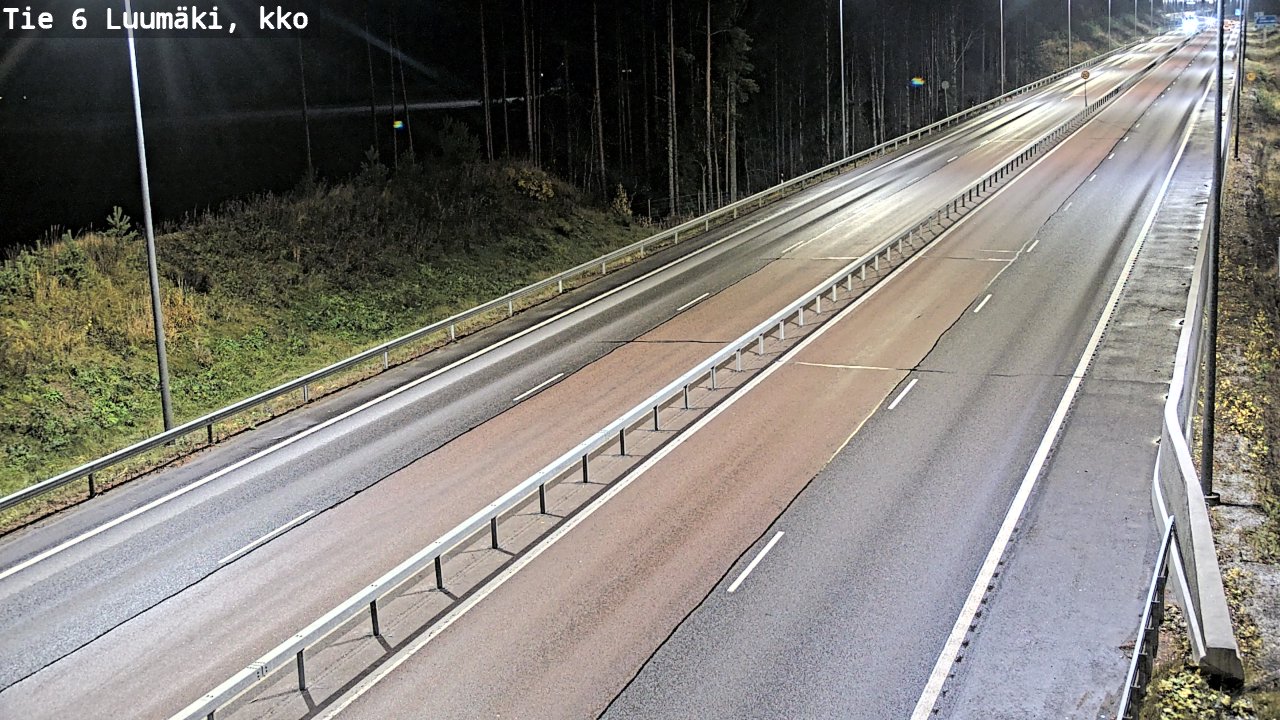 Kelikamerat Kuva Tie 6 Luumäki, kirkko, Luumäki, Etelä-Karjala