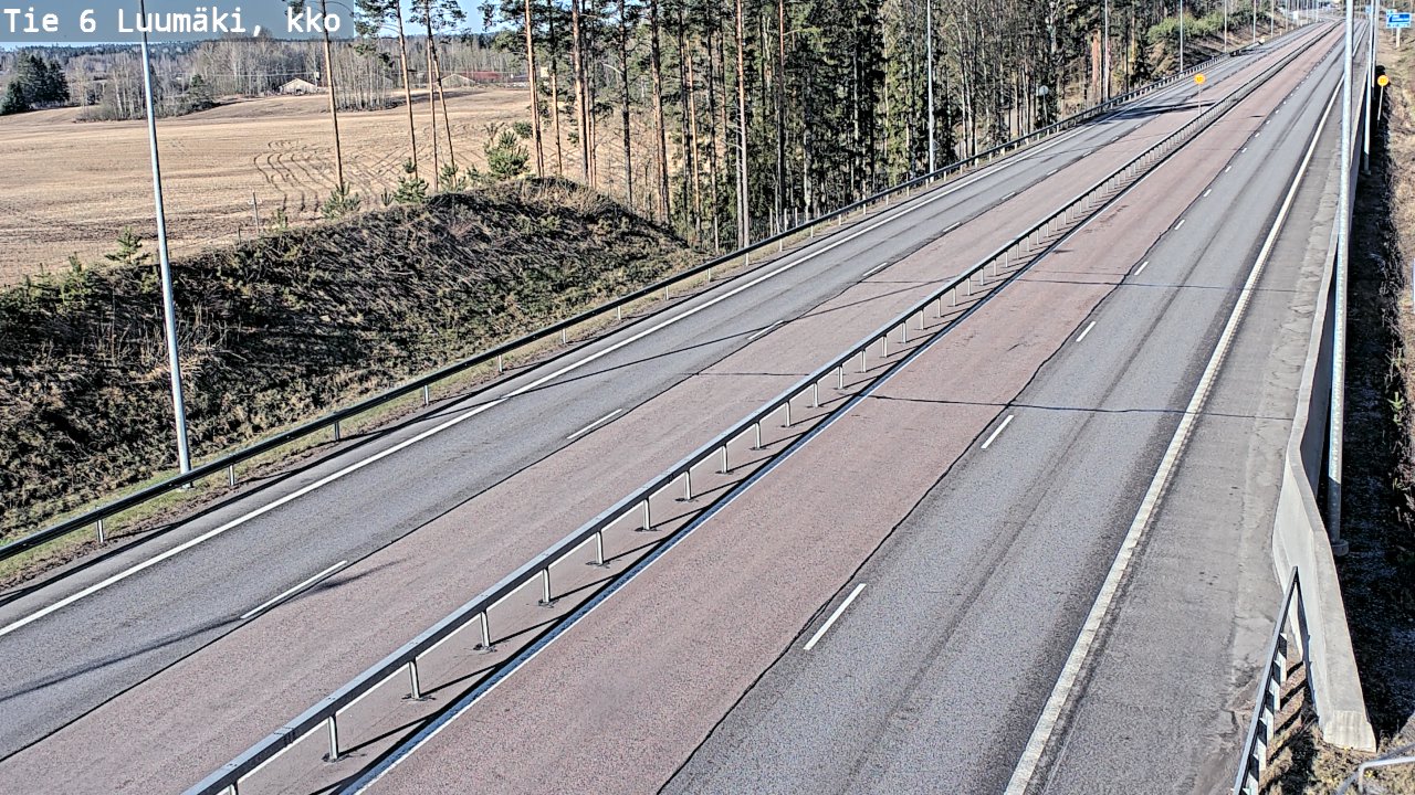 Kelikamerat Kuva Tie 6 Luumäki, kirkko, Luumäki, Etelä-Karjala