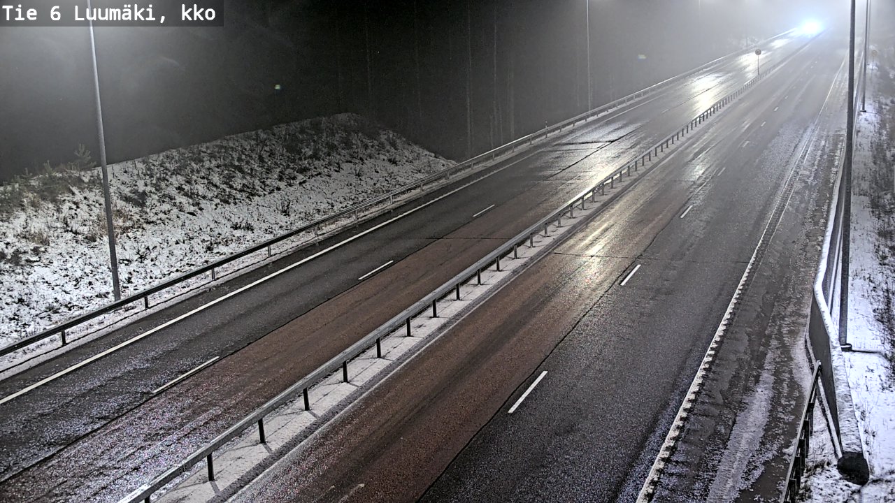 Weather Camera Image Road 6 Luumäki, kirkko, Luumäki, Etelä-Karjala