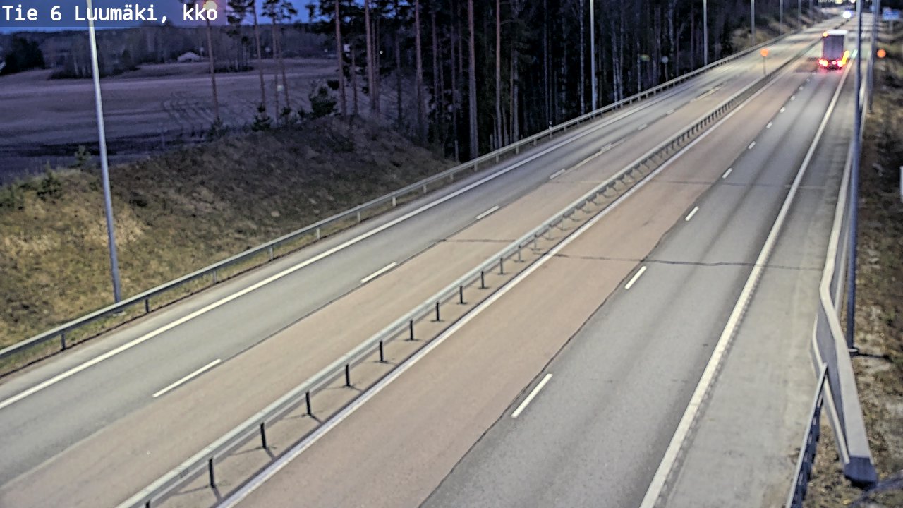 Weather Camera Image Road 6 Luumäki, kirkko, Luumäki, Etelä-Karjala