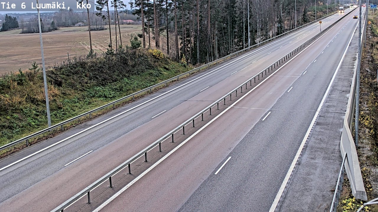 Kelikamerat Kuva Tie 6 Luumäki, kirkko, Luumäki, Etelä-Karjala