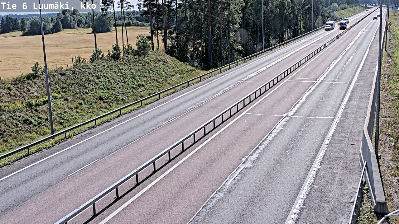 Kelikamerat Kuva Tie 6 Luumäki, kirkko, Luumäki, Etelä-Karjala
