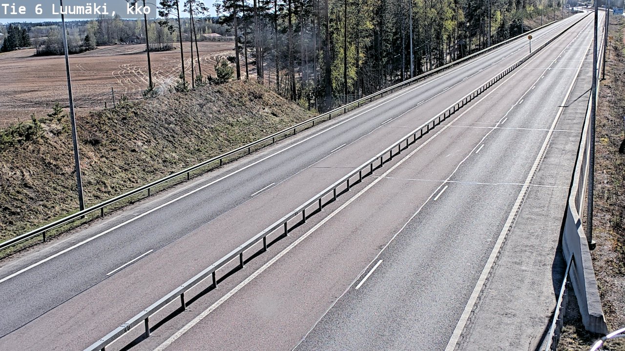 Kelikamerat Kuva Tie 6 Luumäki, kirkko, Luumäki, Etelä-Karjala