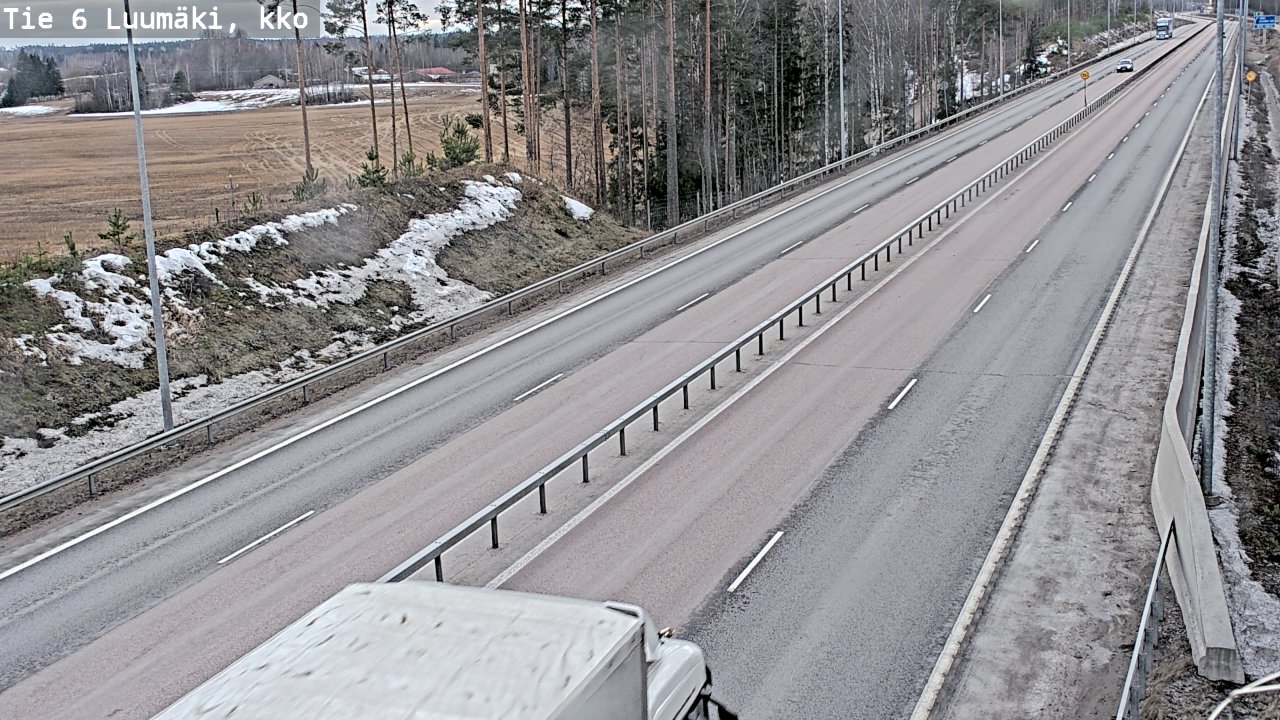 Kelikamerat Kuva Tie 6 Luumäki, kirkko, Luumäki, Etelä-Karjala