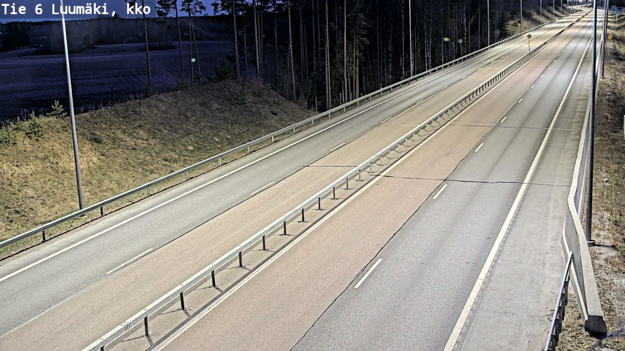 Kelikamerat Kuva Tie 6 Luumäki, kirkko, Luumäki, Etelä-Karjala