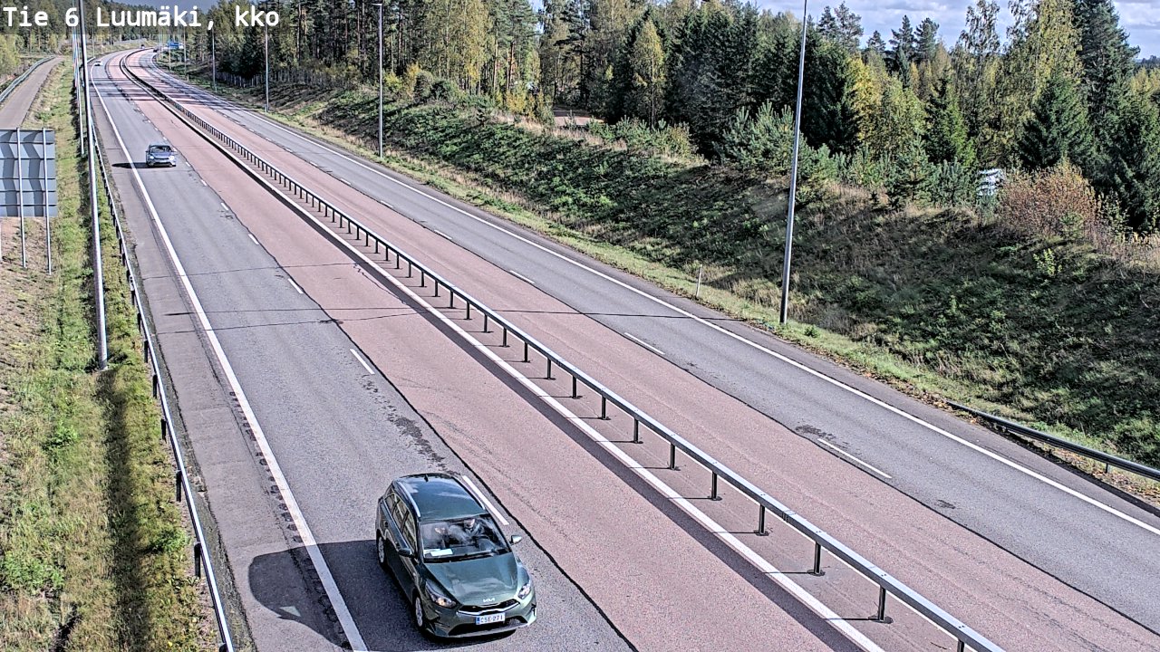 Weather Camera Image Road 6 Luumäki, kirkko, Luumäki, Etelä-Karjala