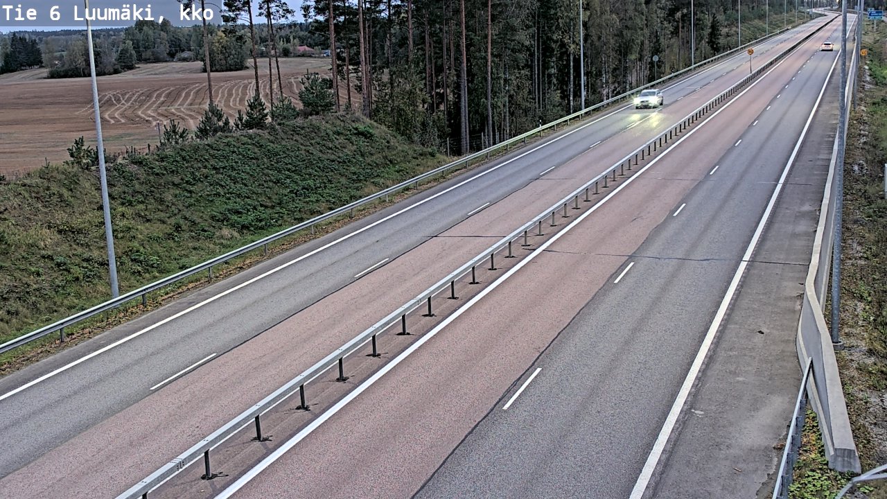 Kelikamerat Kuva Tie 6 Luumäki, kirkko, Luumäki, Etelä-Karjala
