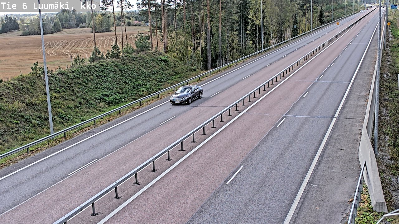 Weather Camera Image Road 6 Luumäki, kirkko, Luumäki, Etelä-Karjala