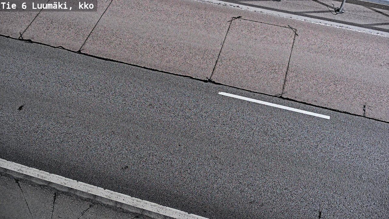 Weather Camera Image Väg 6 Luumäki, kirkko, Luumäki, Etelä-Karjala