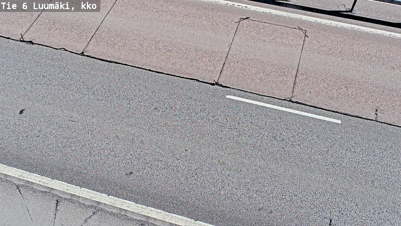 Weather Camera Image Väg 6 Luumäki, kirkko, Luumäki, Etelä-Karjala