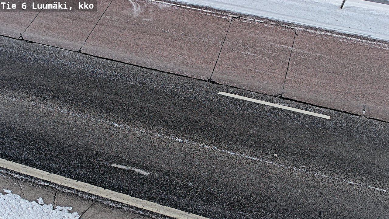 Weather Camera Image Väg 6 Luumäki, kirkko, Luumäki, Etelä-Karjala