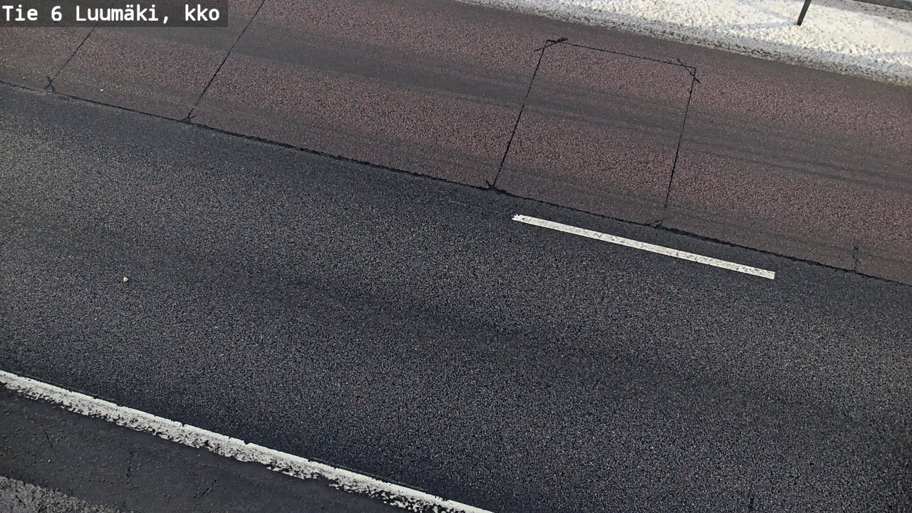 Weather Camera Image Road 6 Luumäki, kirkko, Luumäki, Etelä-Karjala