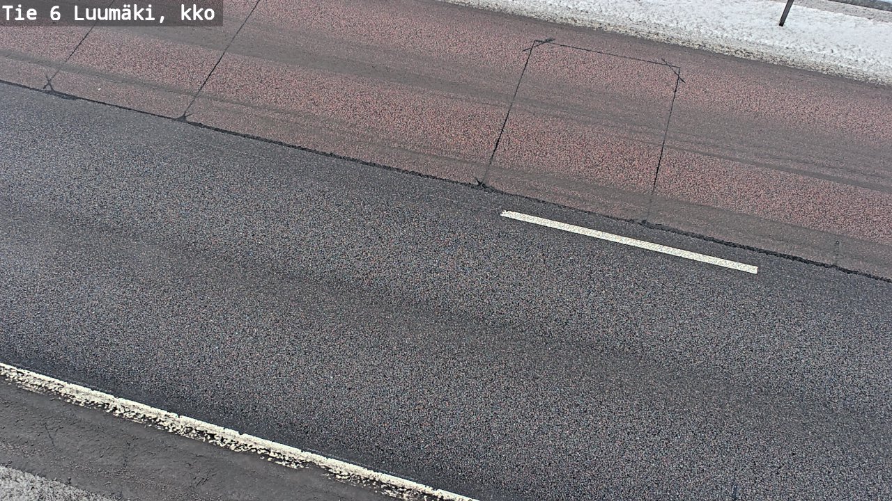 Weather Camera Image Road 6 Luumäki, kirkko, Luumäki, Etelä-Karjala