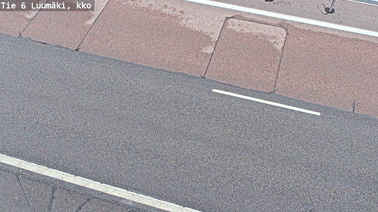 Weather Camera Image Road 6 Luumäki, kirkko, Luumäki, Etelä-Karjala