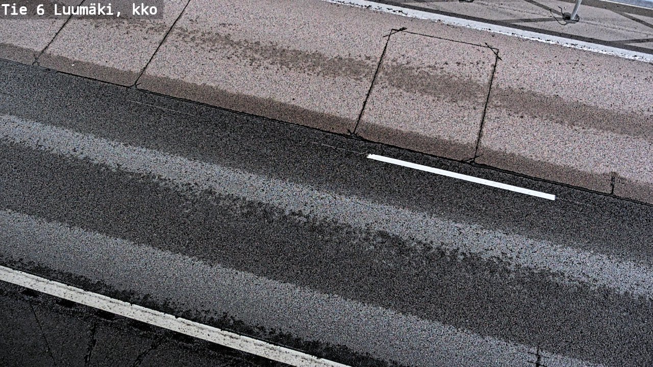 Weather Camera Image Väg 6 Luumäki, kirkko, Luumäki, Etelä-Karjala