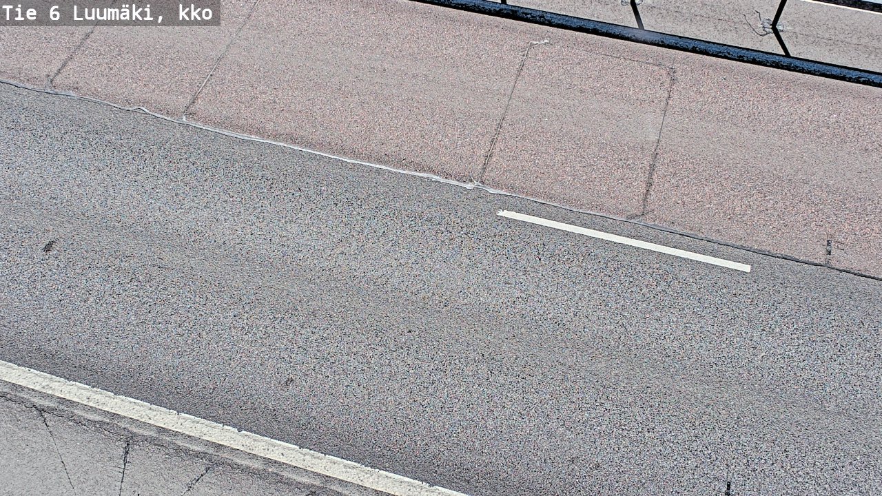 Weather Camera Image Väg 6 Luumäki, kirkko, Luumäki, Etelä-Karjala