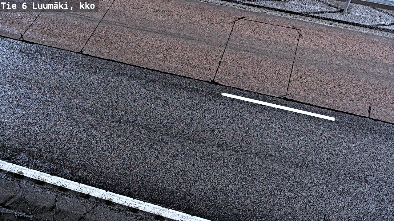 Weather Camera Image Road 6 Luumäki, kirkko, Luumäki, Etelä-Karjala