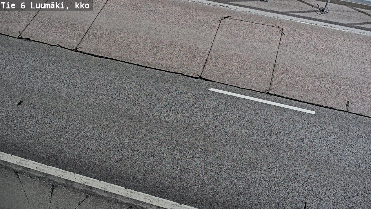 Weather Camera Image Väg 6 Luumäki, kirkko, Luumäki, Etelä-Karjala