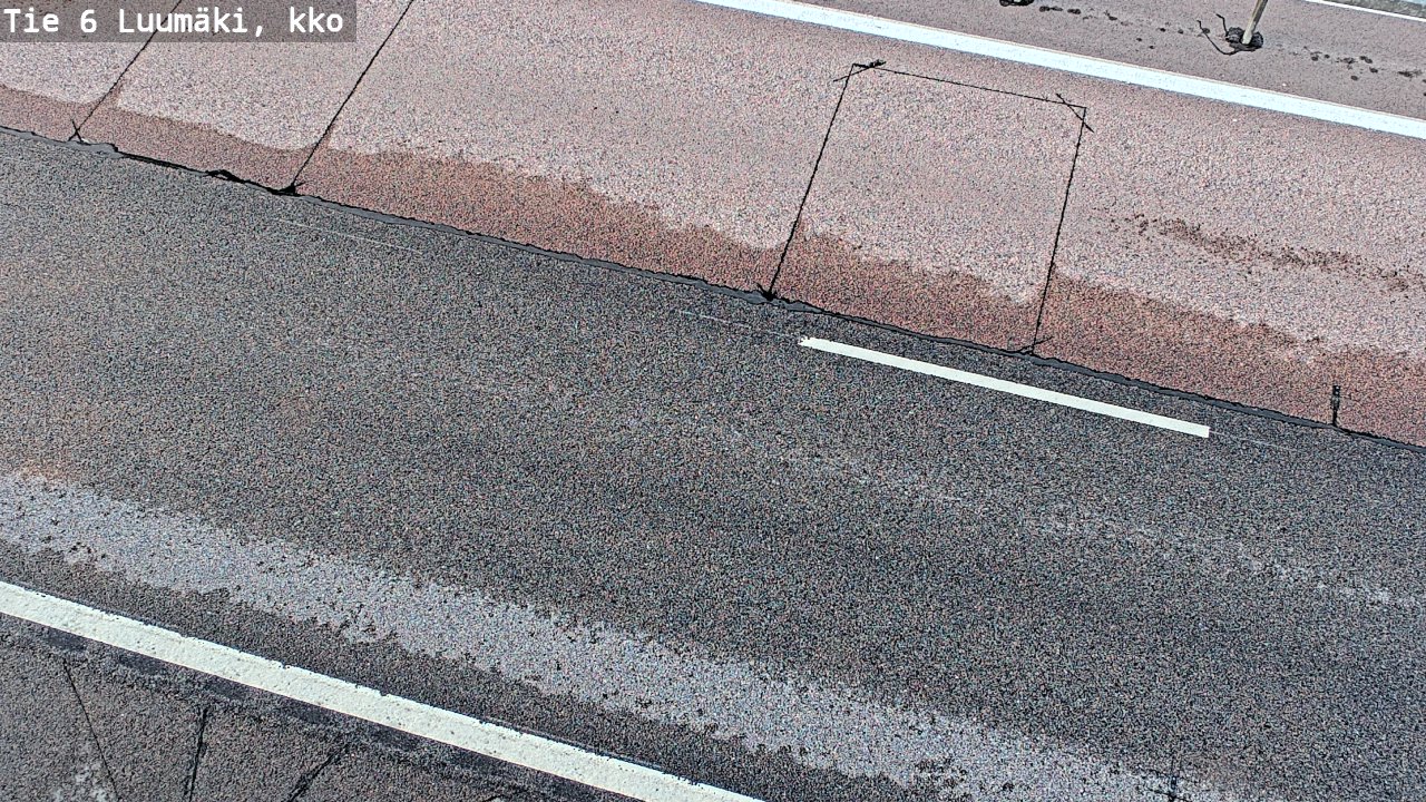 Weather Camera Image Väg 6 Luumäki, kirkko, Luumäki, Etelä-Karjala