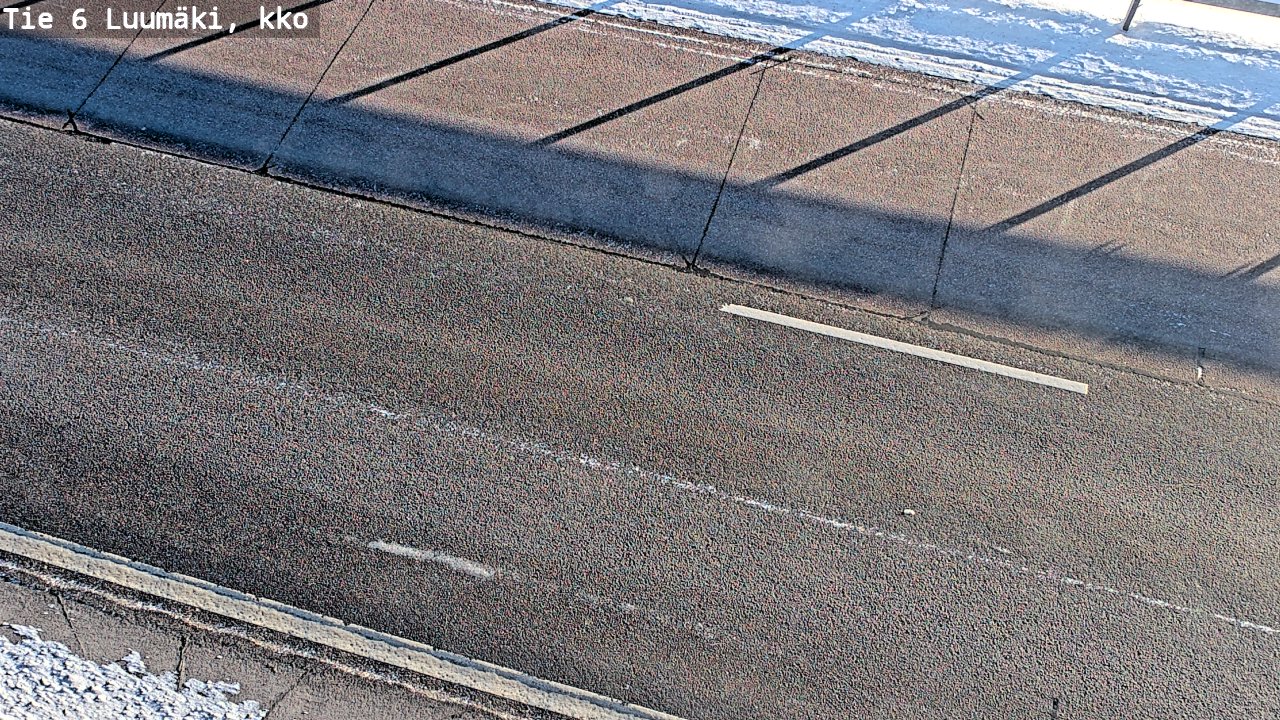 Weather Camera Image Road 6 Luumäki, kirkko, Luumäki, Etelä-Karjala