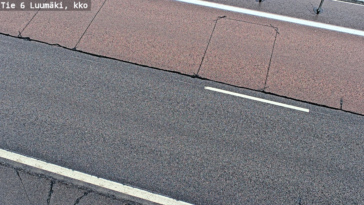 Weather Camera Image Väg 6 Luumäki, kirkko, Luumäki, Etelä-Karjala