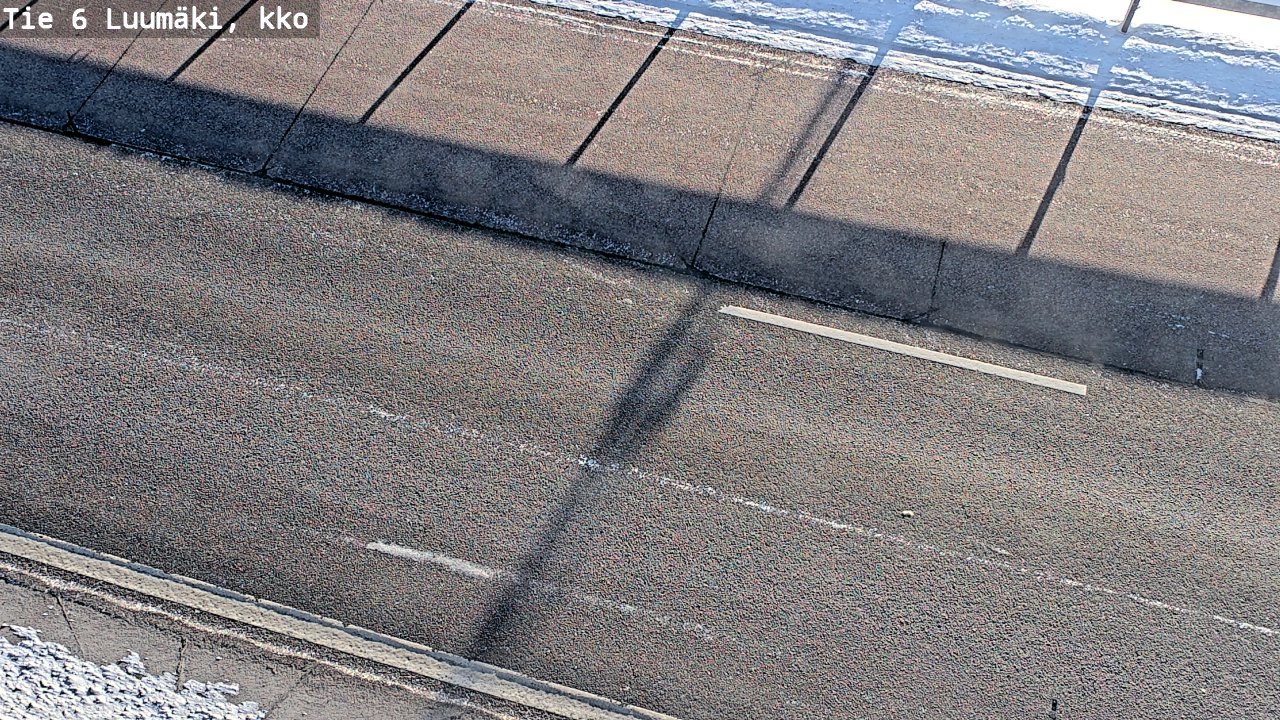 Weather Camera Image Road 6 Luumäki, kirkko, Luumäki, Etelä-Karjala