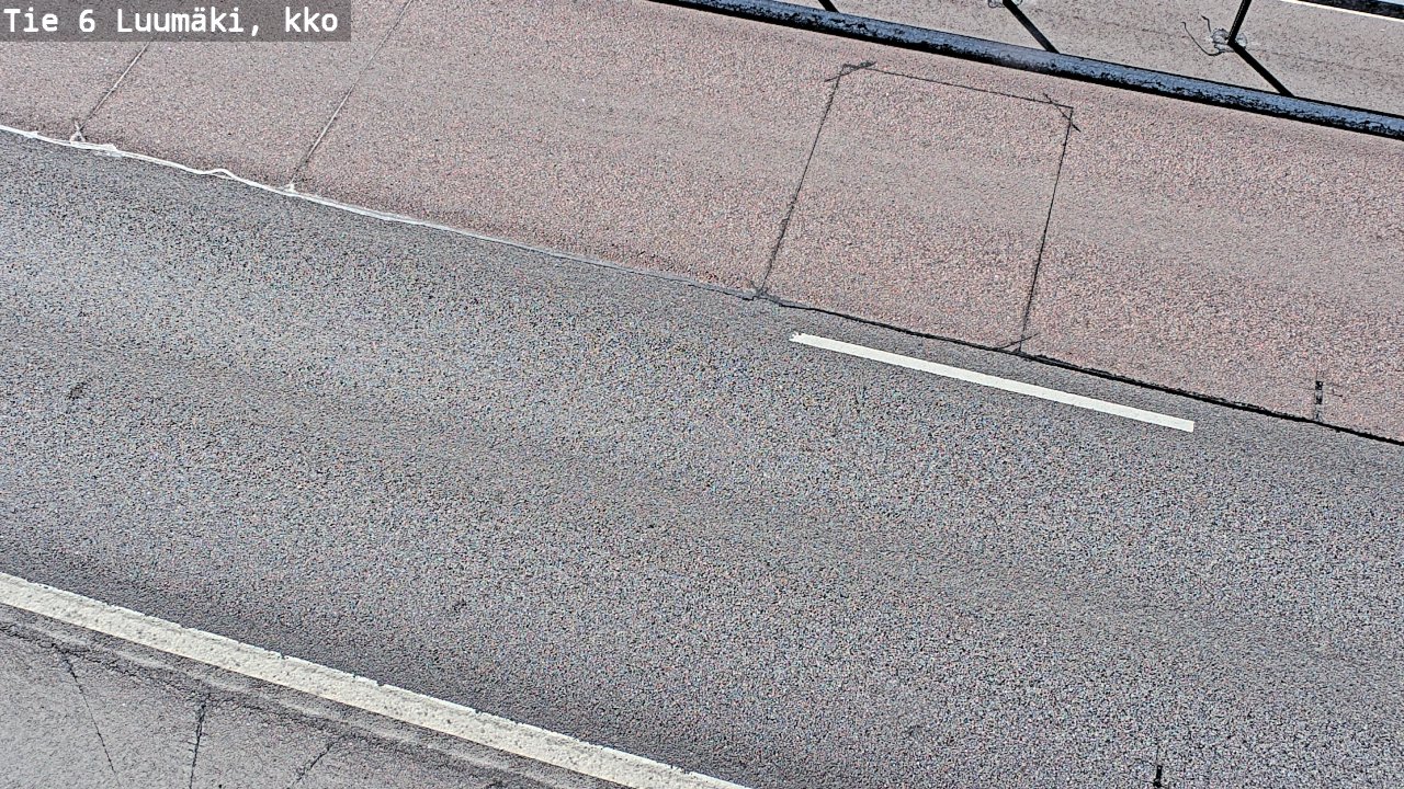 Weather Camera Image Road 6 Luumäki, kirkko, Luumäki, Etelä-Karjala