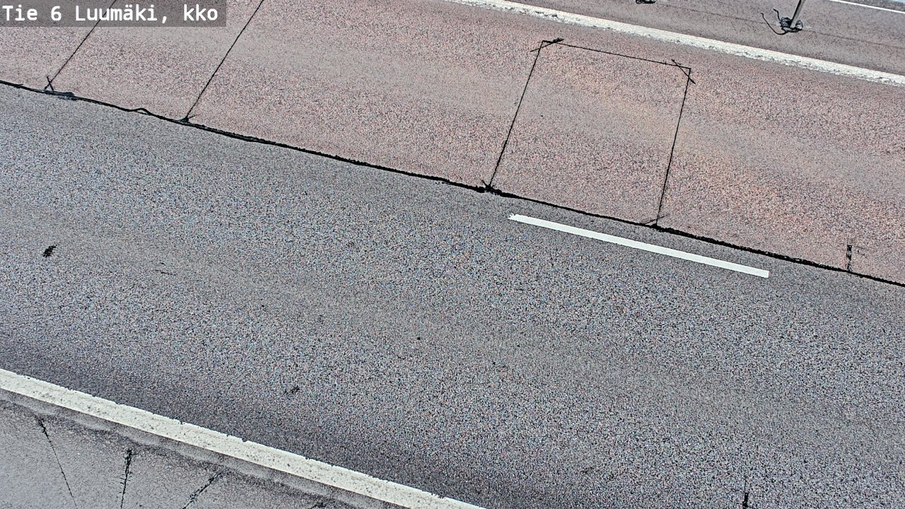 Weather Camera Image Väg 6 Luumäki, kirkko, Luumäki, Etelä-Karjala