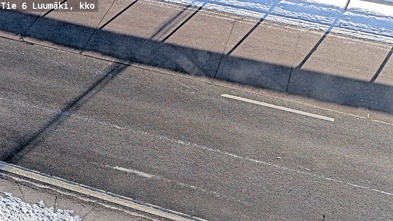 Weather Camera Image Road 6 Luumäki, kirkko, Luumäki, Etelä-Karjala