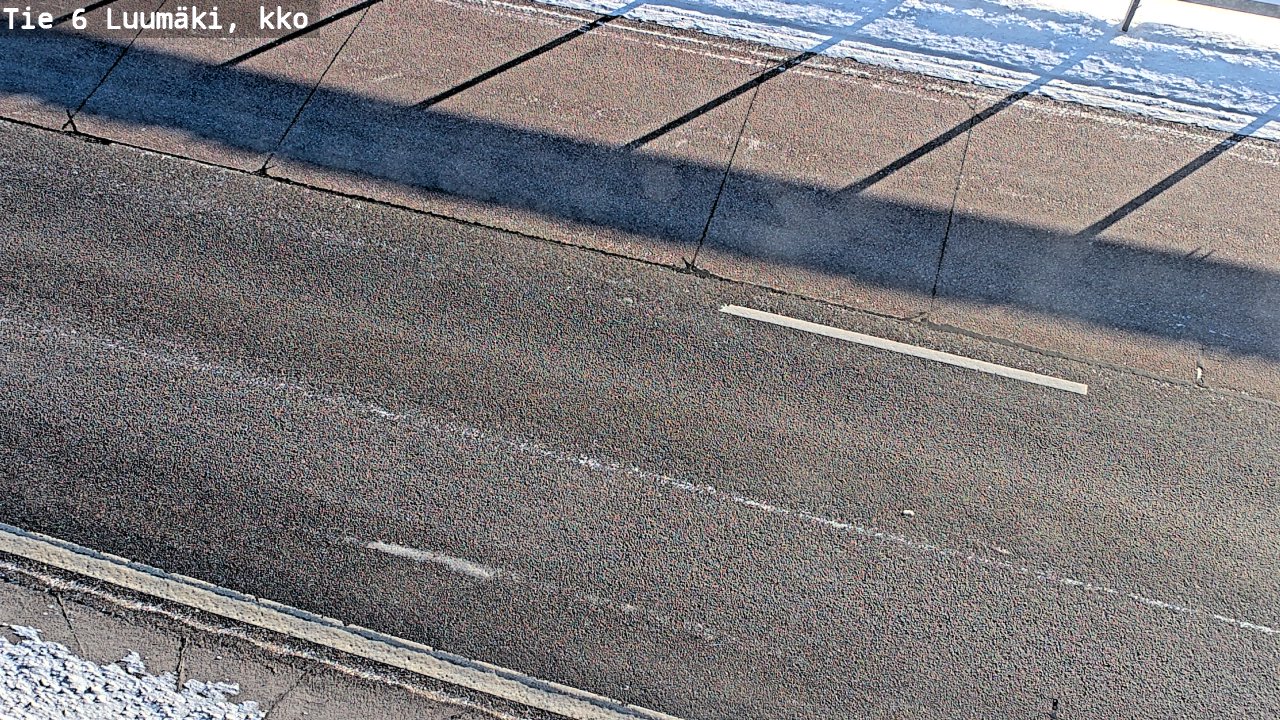 Weather Camera Image Road 6 Luumäki, kirkko, Luumäki, Etelä-Karjala